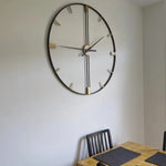 Horloge Murale "Dynastie" – Design Luxe en Fer Forgé & Mouvement Silencieux - Vignette | La Belle Horloge