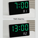 Horloge Digitale Murale Grand Format – Température, Hygrométrie et Calendrier - Vignette | La Belle Horloge