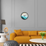 Horloge Murale "Lagon" – Design Océanique & Verre de Protection (20cm) - Vignette | La Belle Horloge