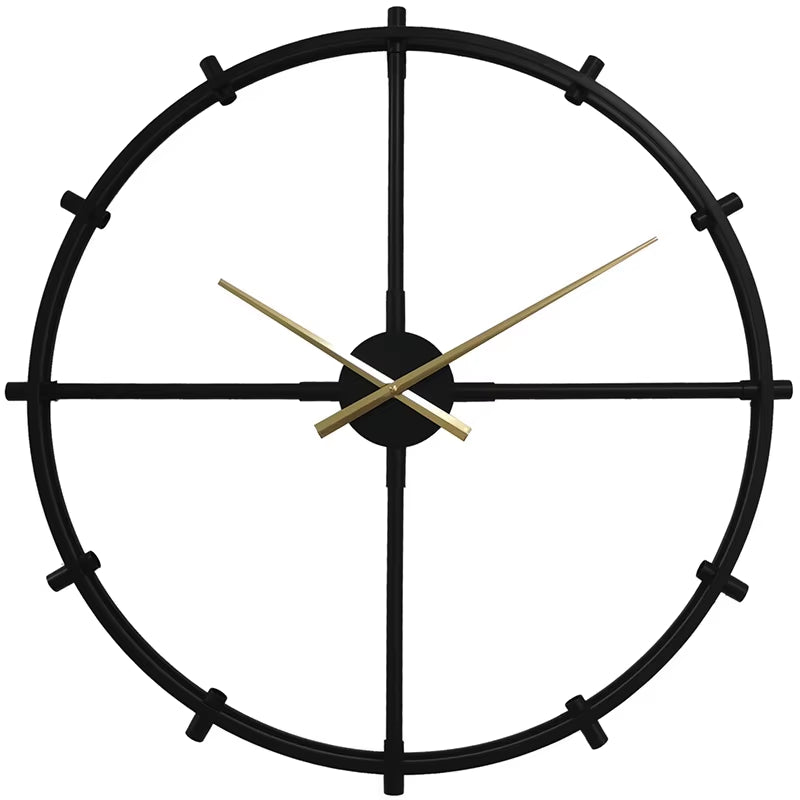 Modern Minimalist Hanging Watch for Living Room, Affordable Luxury Decoration, Tea Art, Creative Art Clock, Mediterranean Style