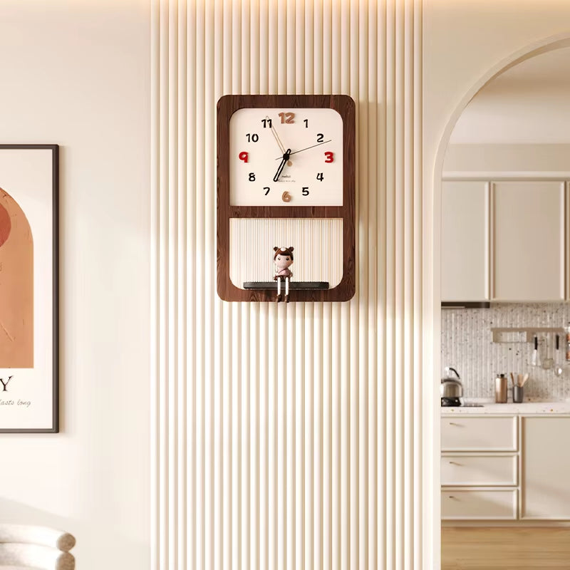 Vintage Creative Clock Wall Clock Living Room Modern Fashion Silent Retro High End Home Clock