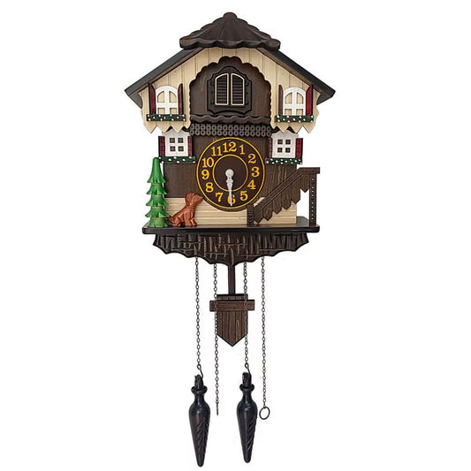 German Black Forest Cuckoo Clock European Pastoral Children'S Room Cuckoo Creative Hour Music Timekeeping