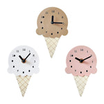 Mini Horloge Murale "Crème Glacée" en Bois – Design Scandinave & Minimaliste - Vignette | La Belle Horloge