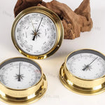 Horloge Marine "Amiral" – Boîtier en Cuivre & Style Station Météo Vintage - Vignette | La Belle Horloge