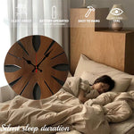 Horloge Murale Bois Géométrique – Découpes Graphiques & Silencieuse - Vignette | La Belle Horloge