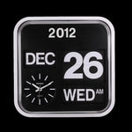Flip Clock Murale Automatique 43cm – Calendrier Perpétuel Mouvement Seiko - Vignette | La Belle Horloge