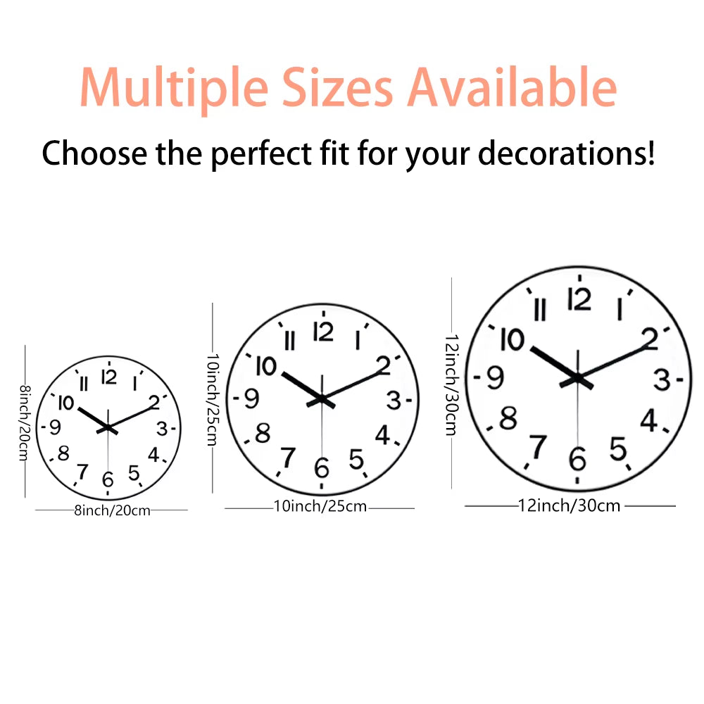 New Cartoon Wall Clock ABS Frame Quartz Movement Living Room Home Fashion Analog Clock Modern Creative Home Decoration