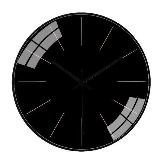 Solid Color Wall Clock Abs Plastic Shell Quartz Clock Living Room Bedroom Simple Creative Fashion Non Ticking Clock Decoration