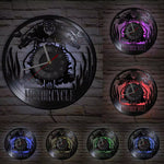 Horloge Vinyle Moto — Déco Murale Motard & Biker - Vignette | La Belle Horloge
