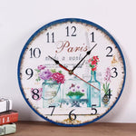 Horloge Murale "Nordic Lines" – Design Géométrique en MDF & Quartz Silencieux - Vignette | La Belle Horloge