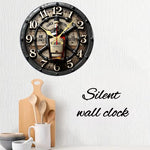 Horloge Murale "Vintage Whiskey" – Design Industriel en Bois & Quartz Silencieux - Vignette | La Belle Horloge