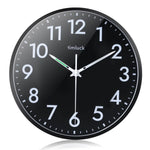 Horloge Murale LED Silencieuse Capteur Lumière – Chambre Nuit Automatique - Vignette | La Belle Horloge