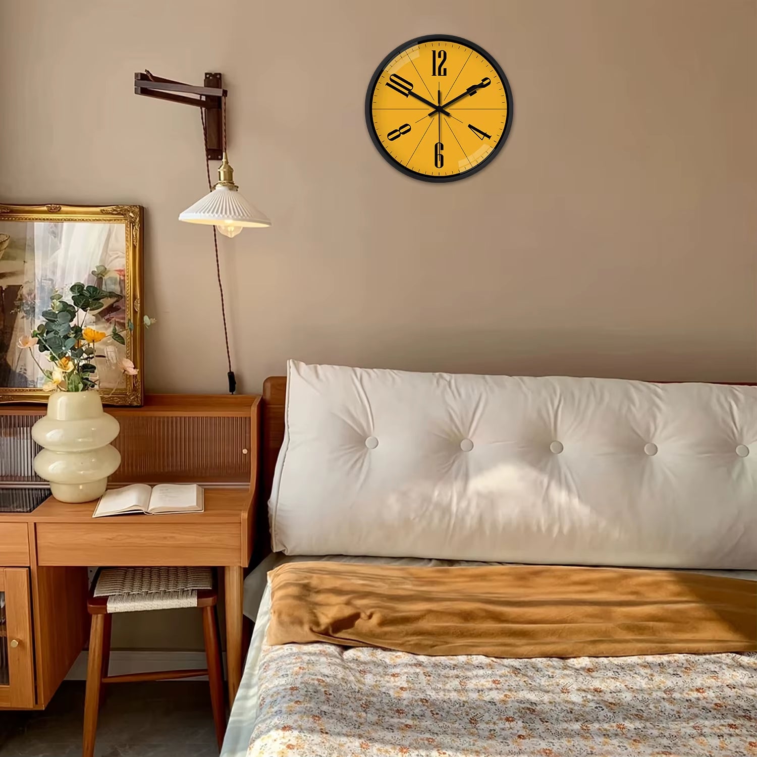 Creative Personality Modern Wall Clock Nordic Simple Wall Clocks Mute Home Bedroom Restaurant Living Room Decoration Clock