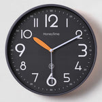 Horloge "Modern Round" – Design Nordique Monochrome & Silence Total - Vignette | La Belle Horloge