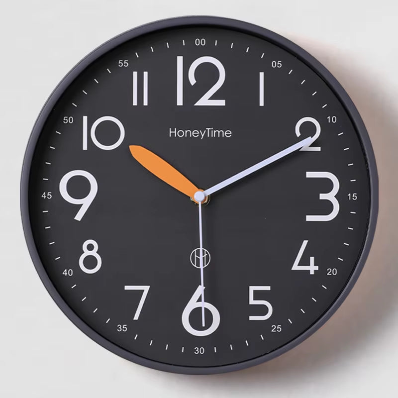 2025New 10/12 Inch Nordic Simple Wall Clock Living Room Home Decoration Silent Fashion Hanging Watch Modern Creative Quartzclock