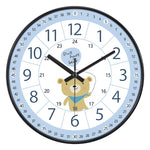 Horloge Pédagogique "24 Styles" – Apprendre l'Heure en Couleurs & Silence 20cm - Vignette | La Belle Horloge