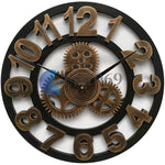 Horloge Murale "Industrial Gear" – Design Artisanal Vintage & Style LOFT - Vignette | La Belle Horloge