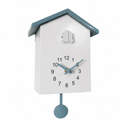 Horloge Coucou Moderne « Oslo » – Scandinave Épuré & Chant Intelligent