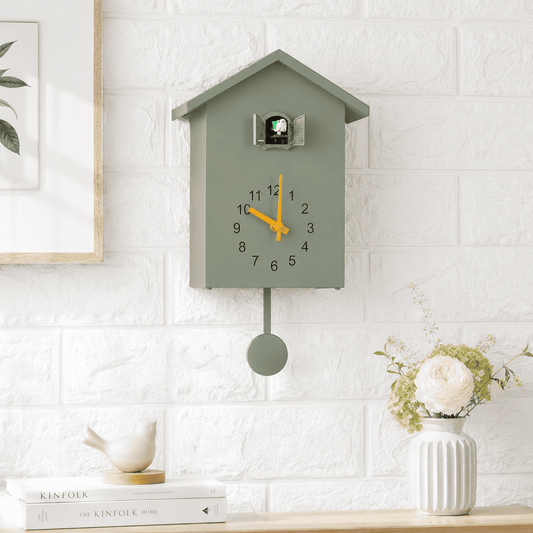 Horloge Coucou Moderne « Kukkuna » – Design Minimaliste & Carillon Intelligent