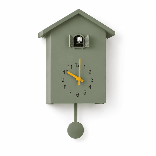 Horloge Coucou Moderne « Kukkuna » – Design Minimaliste & Carillon Intelligent