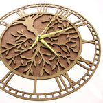Horloge Murale "Arbre de Vie" en Bois – Style Rustique & Nature - Vignette | La Belle Horloge