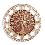 Horloge Murale "Arbre de Vie" en Bois – Style Rustique & Nature - Vignette | La Belle Horloge
