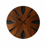 Horloge Murale Bois Géométrique – Découpes Graphiques & Silencieuse - Vignette | La Belle Horloge