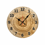 Horloge Murale Bois Tronc d'Arbre – Design Naturel & Silencieuse - Vignette | La Belle Horloge