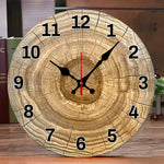 Horloge Murale Bois Tronc d'Arbre – Design Naturel & Silencieuse - Vignette | La Belle Horloge