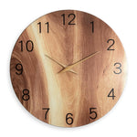 Horloge Murale Verre Trempé – Aiguilles Bois Massif & Silencieuse - Vignette | La Belle Horloge