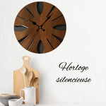 Horloge Murale Bois Géométrique – Découpes Graphiques & Silencieuse - Vignette | La Belle Horloge