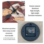 Horloge murale de cuisine rétro — chef cuisinier italien, silencieuse - Vignette | La Belle Horloge