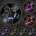 Horloge Murale Vinyle Football — Décoration Disque Vinyle pour Fan de Foot - Vignette | La Belle Horloge