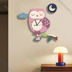 Horloge Murale Enfant Silencieuse – Décoration Chambre Bébé Motifs Animaux Originaux - Vignette | La Belle Horloge