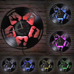 Horloge Murale Vinyle Football — Décoration Disque Vinyle pour Fan de Foot - Vignette | La Belle Horloge
