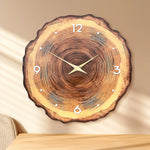 Horloge Murale Séquoia — Effet Tronc de Bois Ultra-Fine 5 mm - Vignette | La Belle Horloge