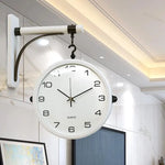 Horloge Double Face Oslo – Métal Scandinave pour Salon et Bureau - Vignette | La Belle Horloge