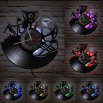 Horloge Murale Vinyle Football — Décoration Disque Vinyle pour Fan de Foot - Vignette | La Belle Horloge