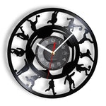 Horloge Murale Vinyle Football — Décoration Disque Vinyle pour Fan de Foot - Vignette | La Belle Horloge