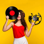 Horloge Murale Vinyle Football — Décoration Disque Vinyle pour Fan de Foot - Vignette | La Belle Horloge