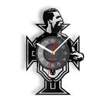 Horloge Murale Vinyle Football — Décoration Disque Vinyle pour Fan de Foot - Vignette | La Belle Horloge