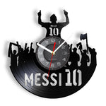 Horloge Murale Vinyle Football — Décoration Disque Vinyle pour Fan de Foot - Vignette | La Belle Horloge