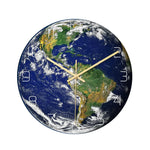 Horloge Murale Planète Terre – Carte du Monde Silencieuse Acrylique - Vignette | La Belle Horloge