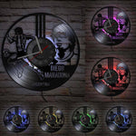 Horloge Murale Vinyle Football — Décoration Disque Vinyle pour Fan de Foot - Vignette | La Belle Horloge
