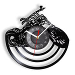 Horloge Murale "American Chopper" – Vinyle Recyclé & Design Moto Custom - Vignette | La Belle Horloge