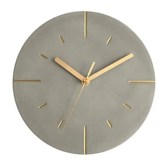 Nordic Cement Wall Clock Modern Creative Silent Clocks Wall Home Decor Large 3D Watch Home Living Room Decoration