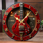 Horloge Murale Guitare Silencieuse – Design Rock Vintage - Vignette | La Belle Horloge