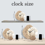 Horloge Murale "Moon & Rock" – Design Artistique & Quartz Silencieux - Vignette | La Belle Horloge