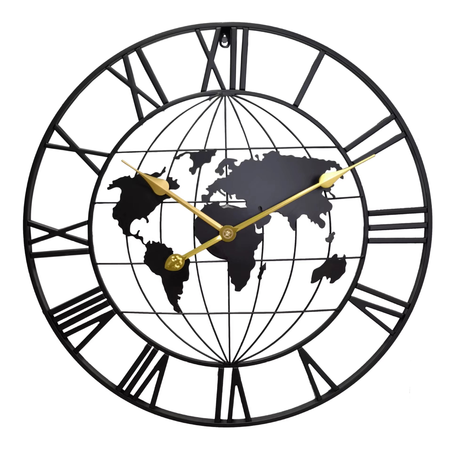 Iron Vintage Industrial Decorative Clock