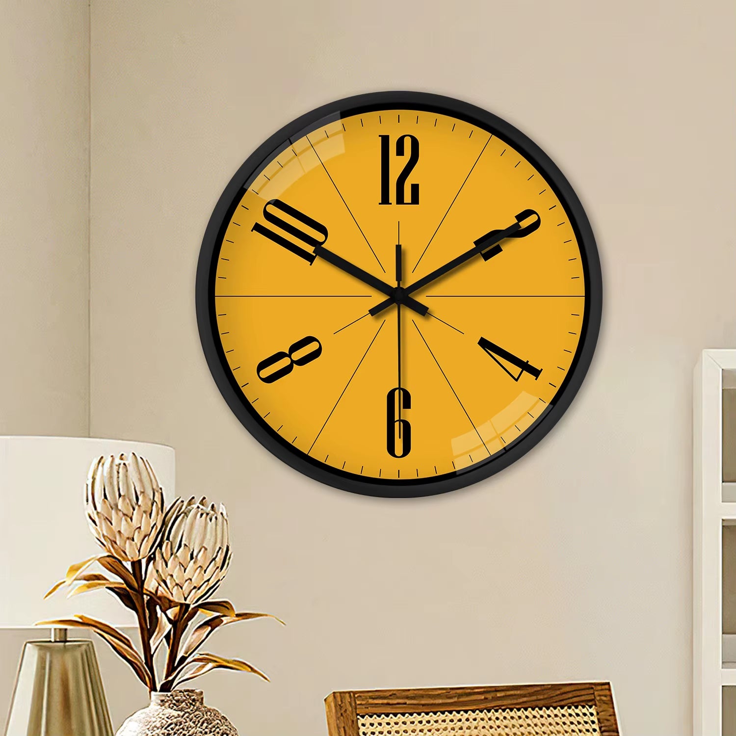 Creative Personality Modern Wall Clock Nordic Simple Wall Clocks Mute Home Bedroom Restaurant Living Room Decoration Clock